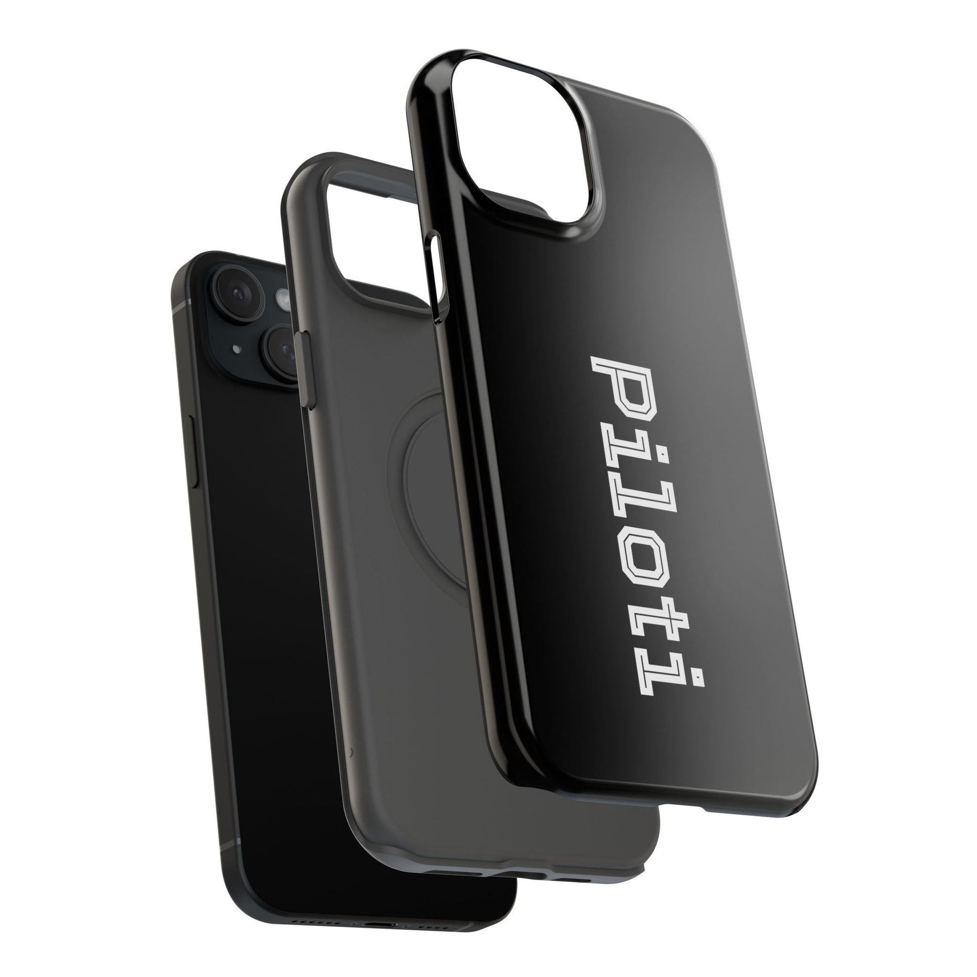 Impact-Resistant Smartphone Cases in black Printify