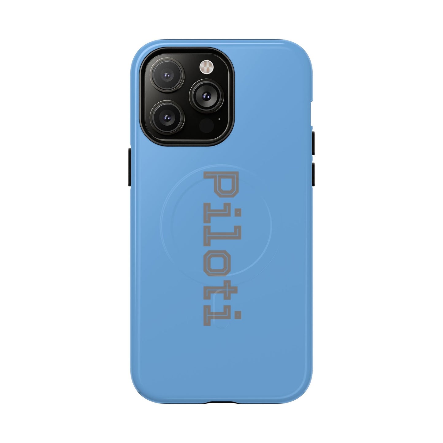 Tough Magnetic iPhone Cases Piloti in skyblue made in matt and gloss finish - UpNorth SPORTS
