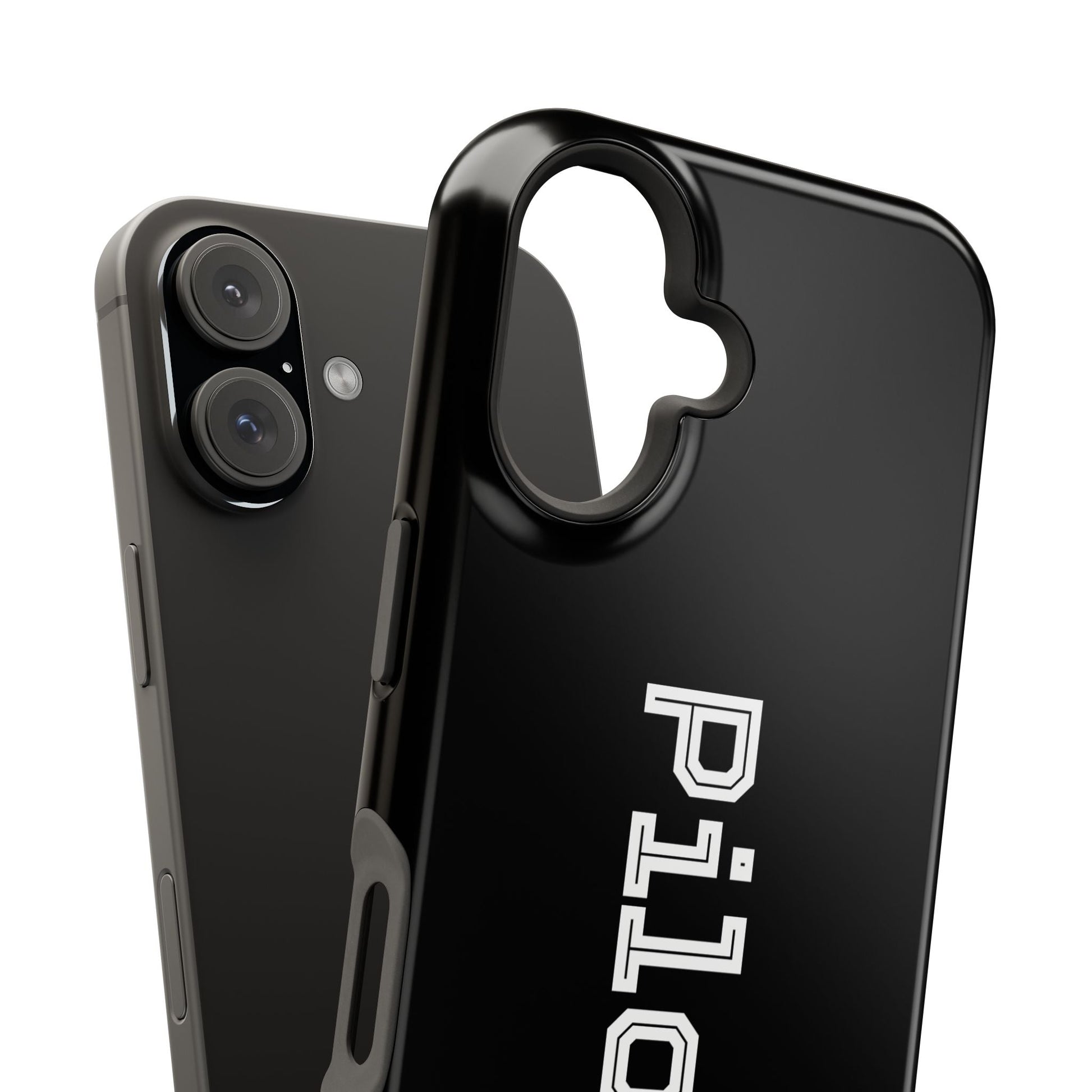 Impact-Resistant Smartphone Cases in black Printify