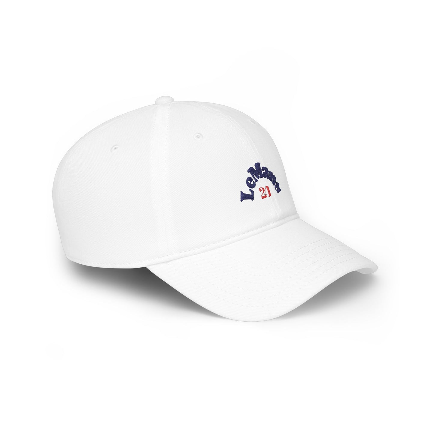 White Le Mans 24 Baseball Cap right side - UpNorth SPORTS