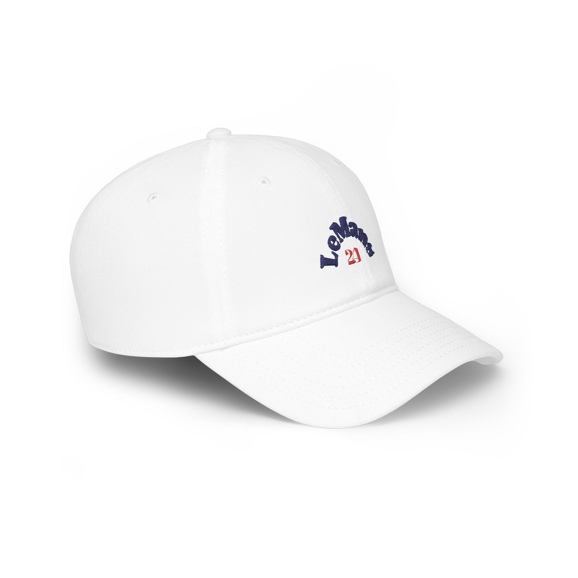 White Le Mans 24 Baseball Cap right side - UpNorth SPORTS