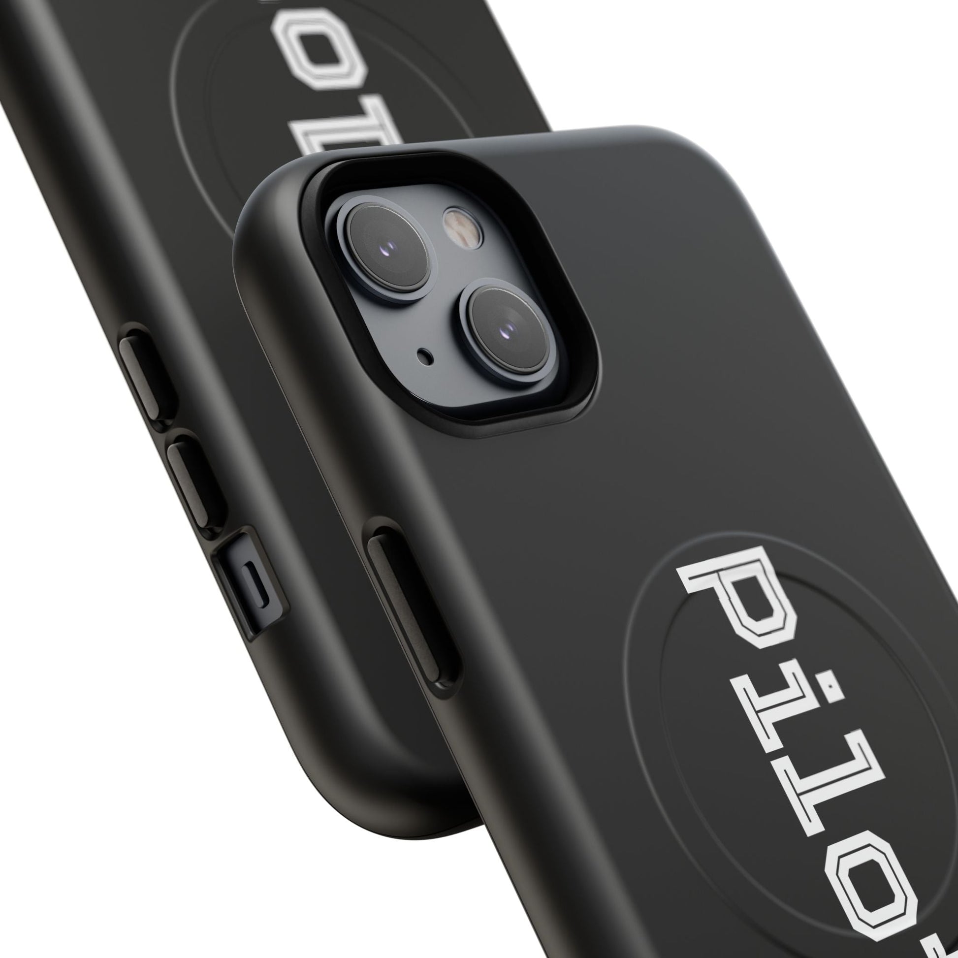 Tough Magnetic iPhone Cases Piloti in black Printify
