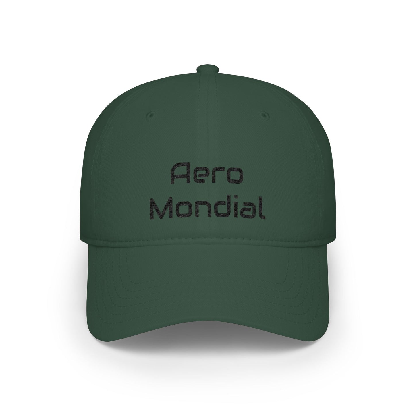 Aero Mondial Black Baseball Cap Printify