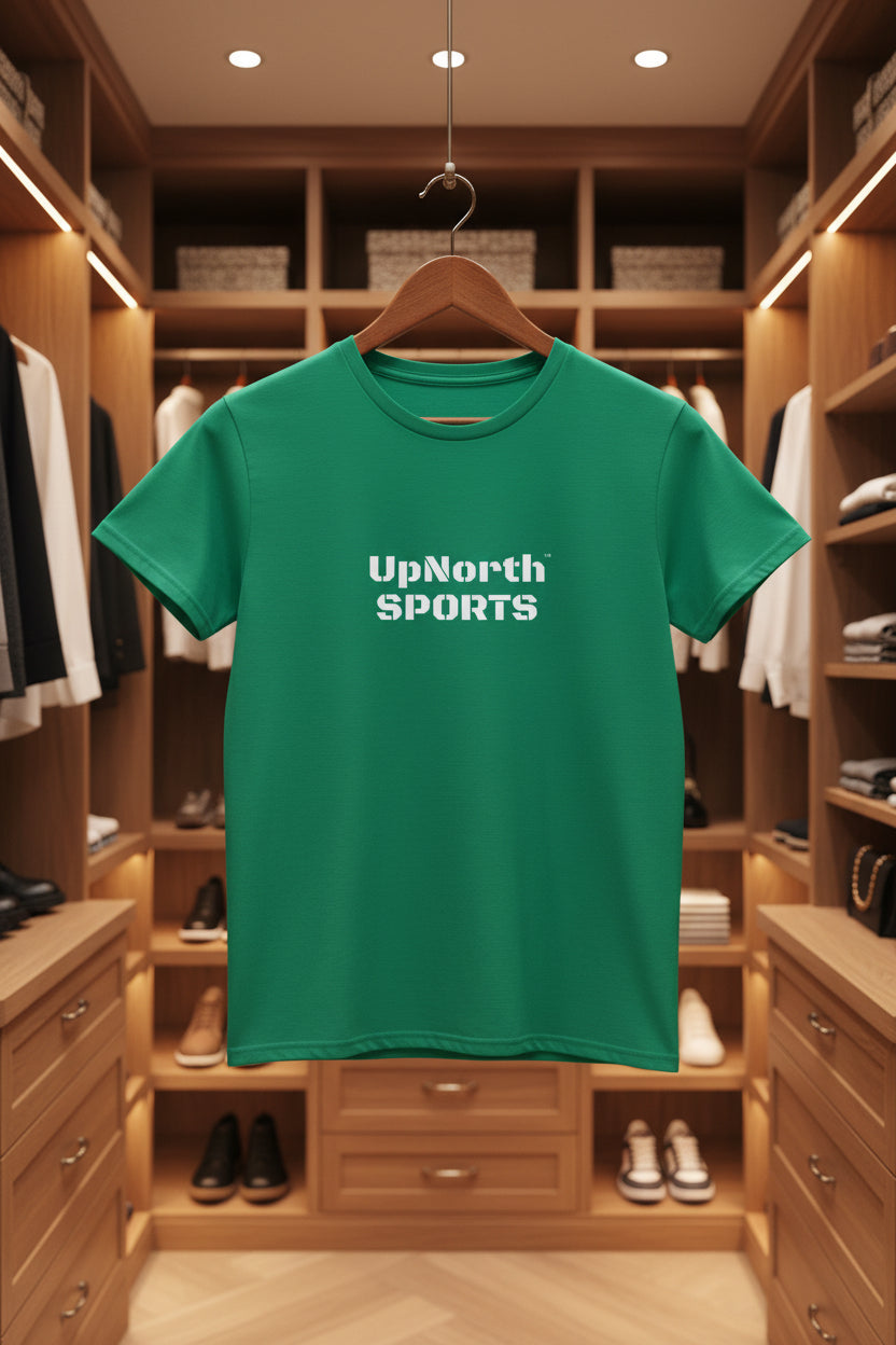 Multiplecolor Whitelabel Unisex Iconic T-Shirt front Kelly-Green
