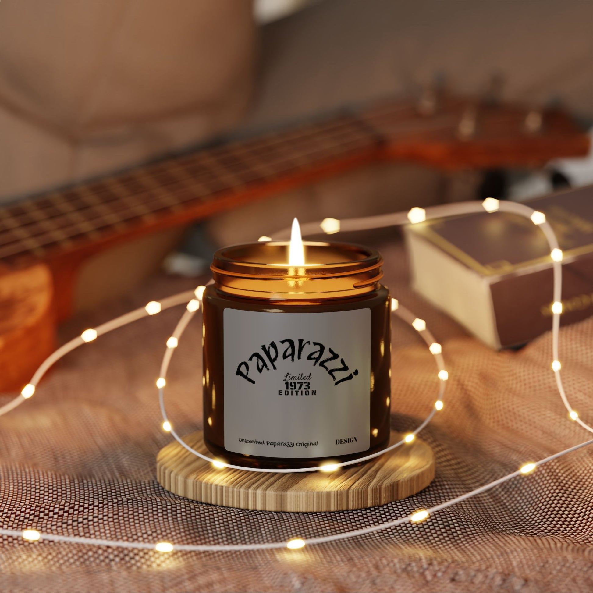Scented Soy Candle Unscented Printify