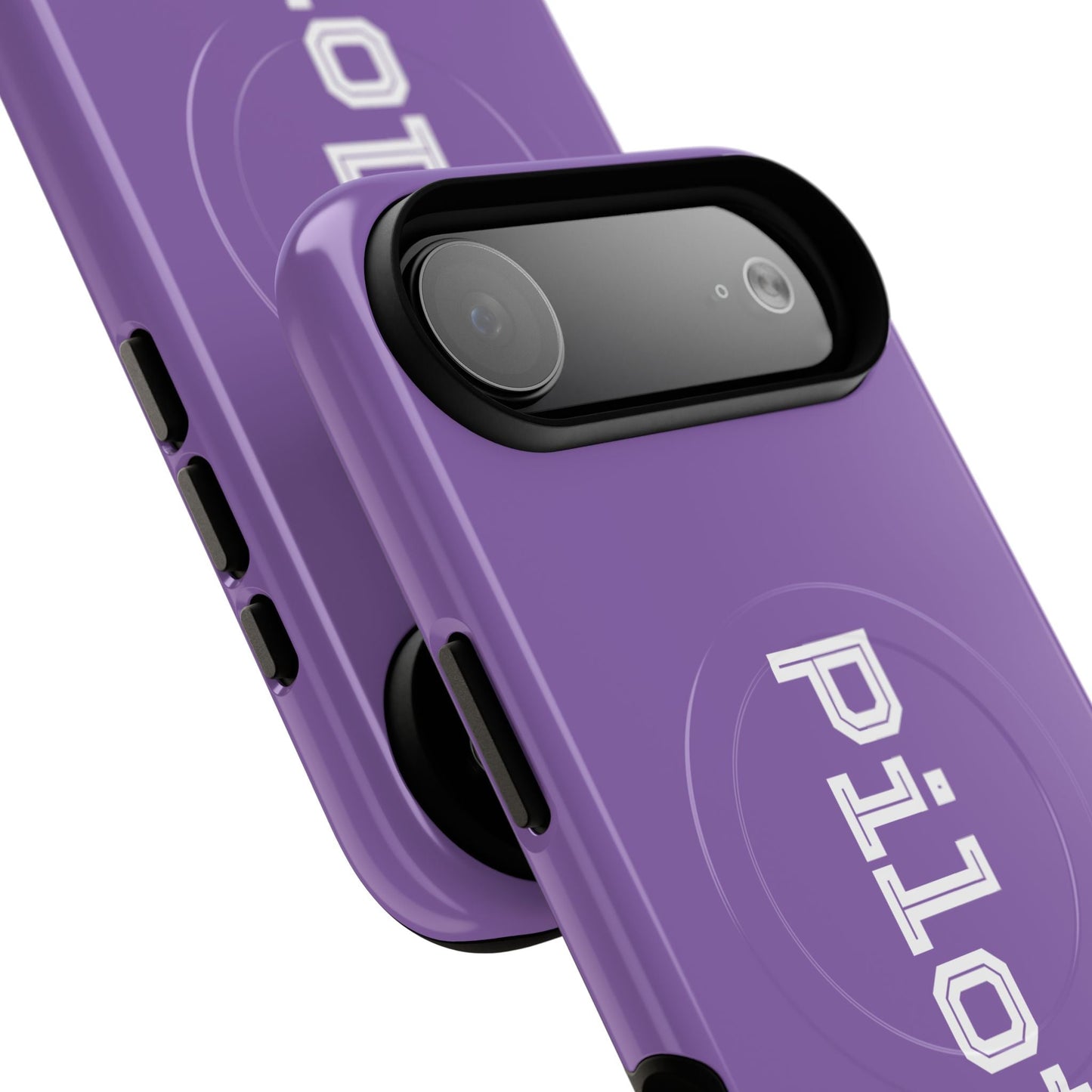 Tough Magnetic iPhone Cases Piloti in light purple Printify