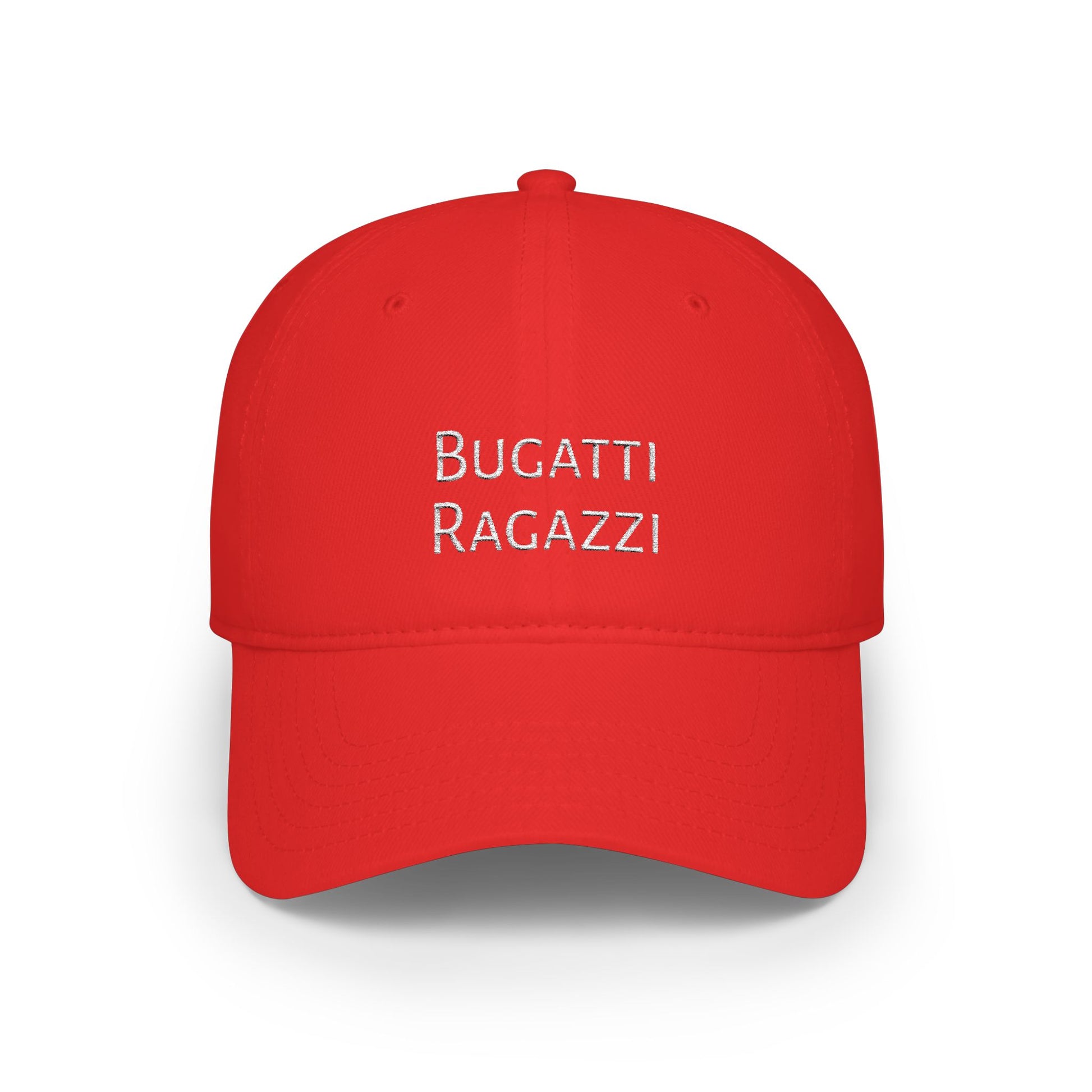 Bugatti Ragazzi White Baseball Cap Printify