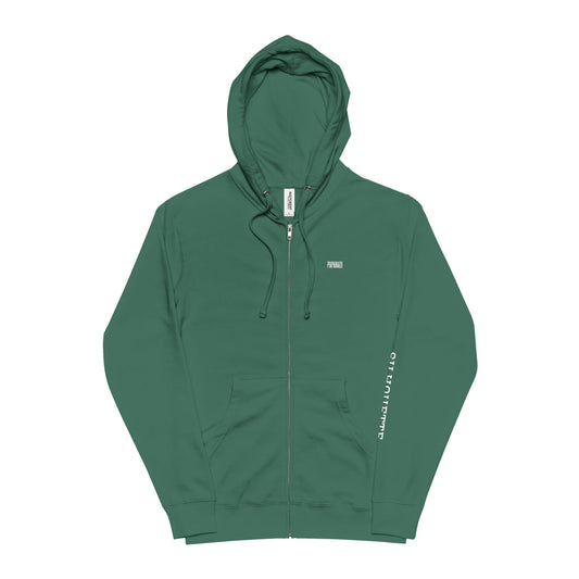 Alpine Green Classic POS Full Zip Hoodie front - Paparazzi Original