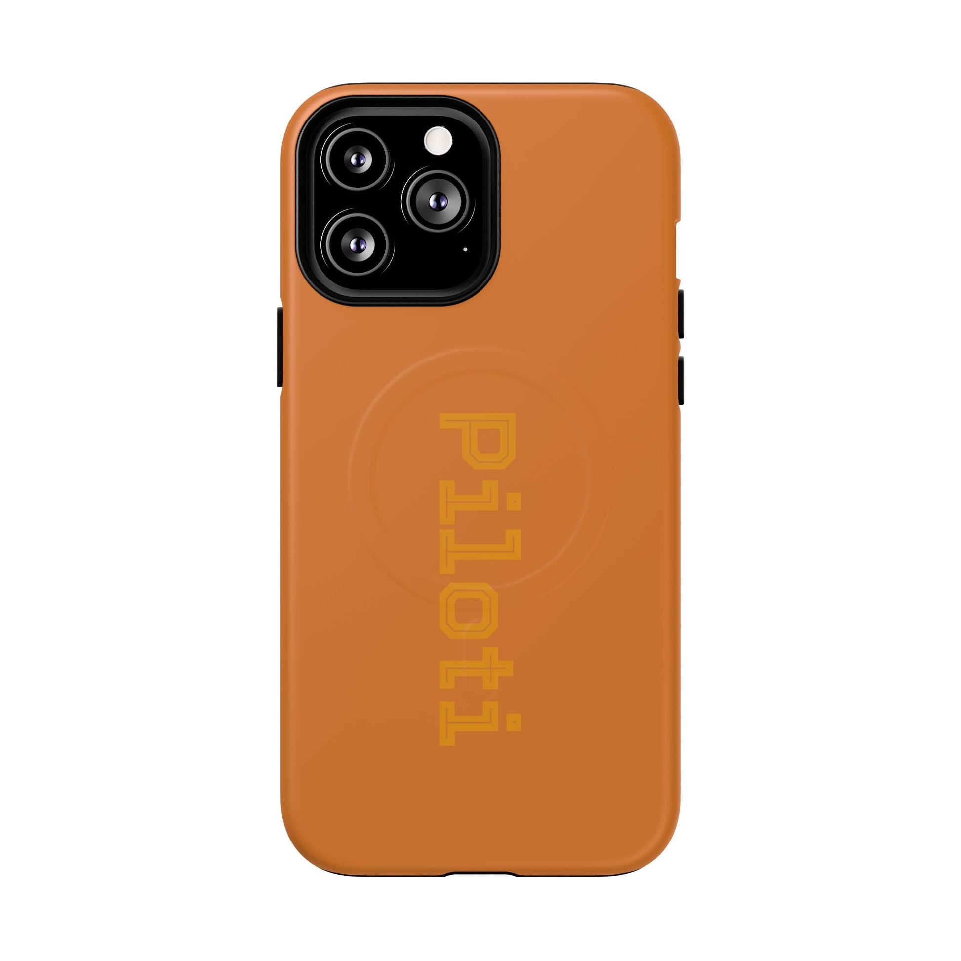 Tough Magnetic iPhone Cases Piloti in orange Printify