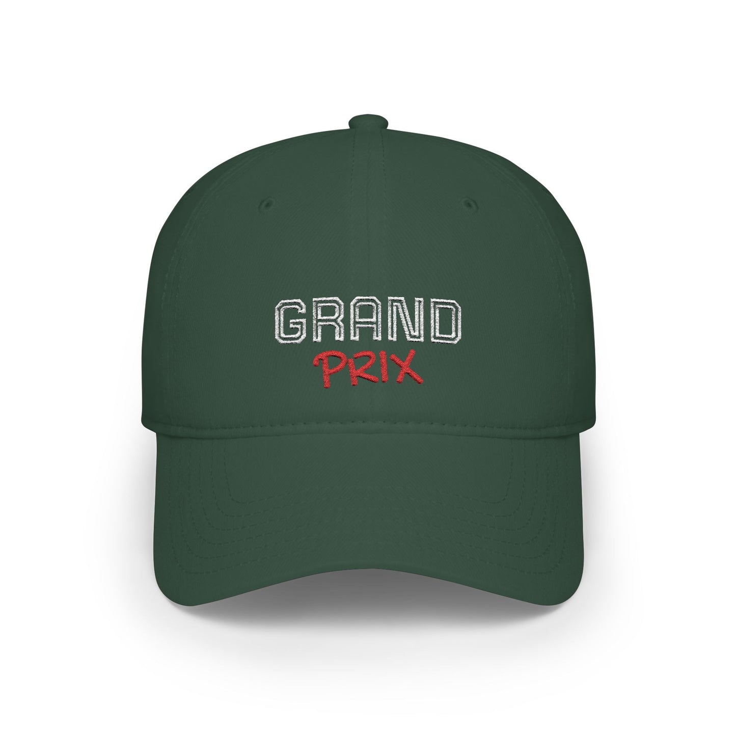 Dark Green Le Mans Grand Prix Baseball Cap frontside - UpNorth SPORT