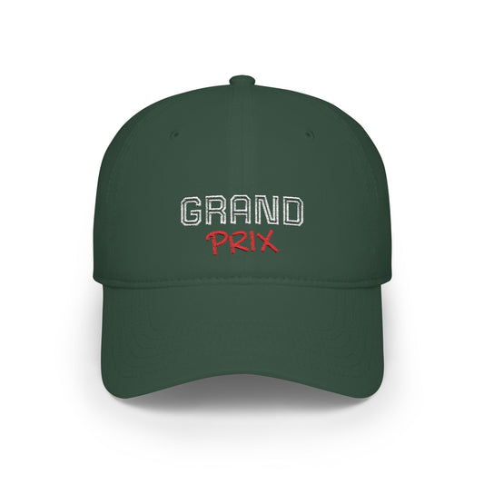 Dark Green Le Mans Grand Prix Baseball Cap frontside - UpNorth SPORT