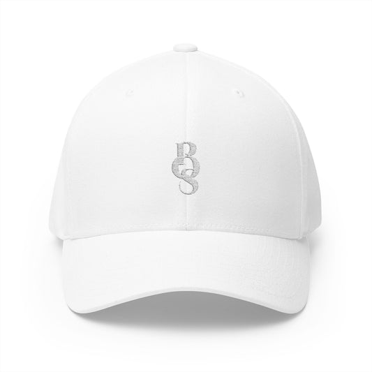 White POS White Logo Closed Back Cap front - Paparazzi Original