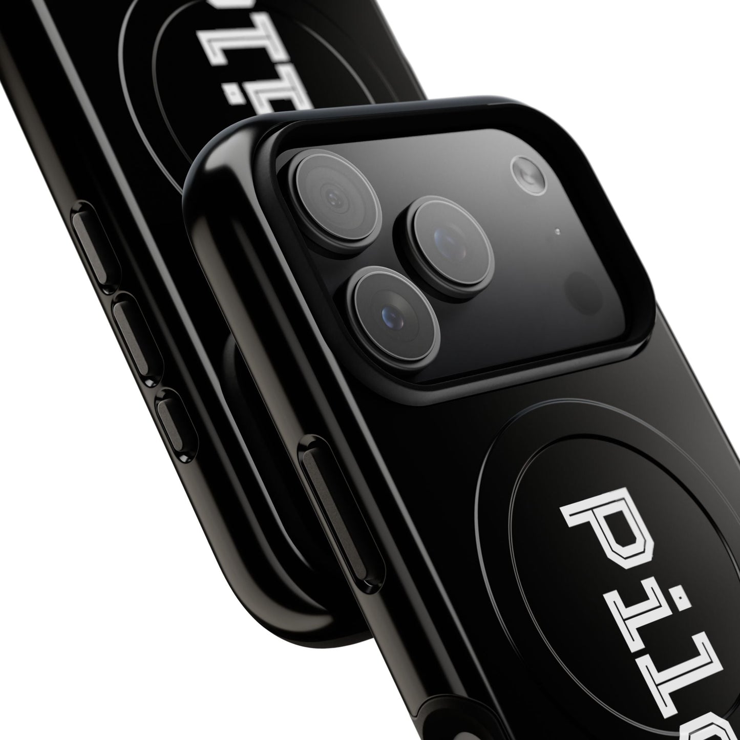 Tough Magnetic iPhone Cases Piloti in black Printify