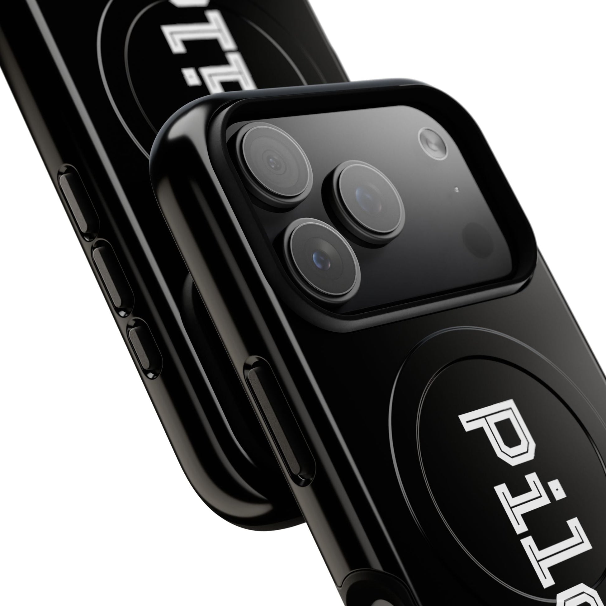 Tough Magnetic iPhone Cases Piloti in black Printify