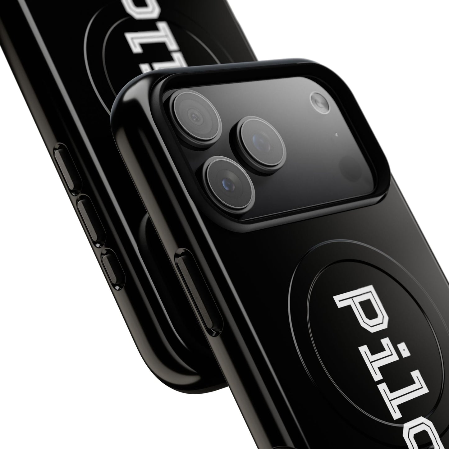 Tough Magnetic iPhone Cases Piloti in black Printify
