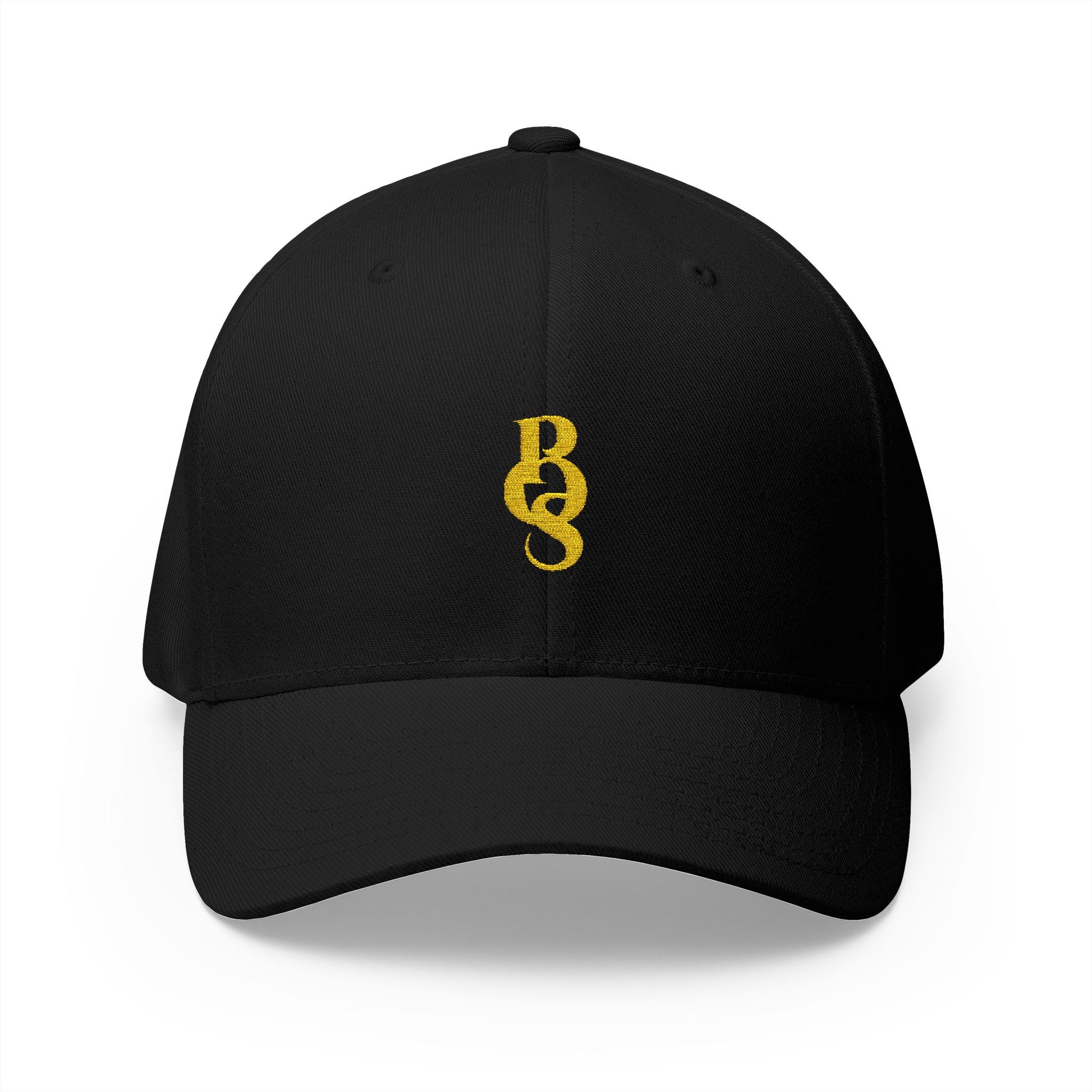 POS Gold Logo Closed Back Cap Printify