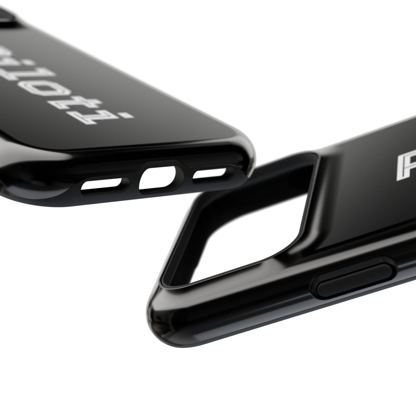 Impact-Resistant Smartphone Cases in black Printify