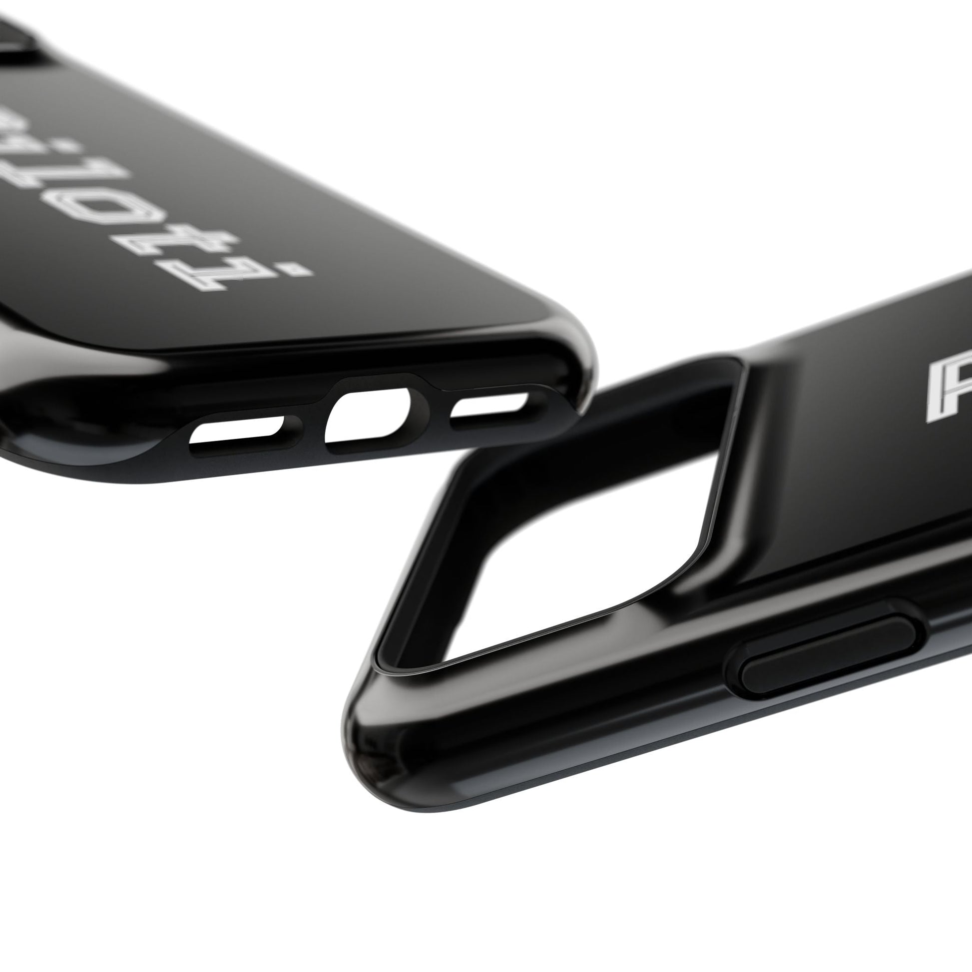 Impact-Resistant Smartphone Cases in black Printify
