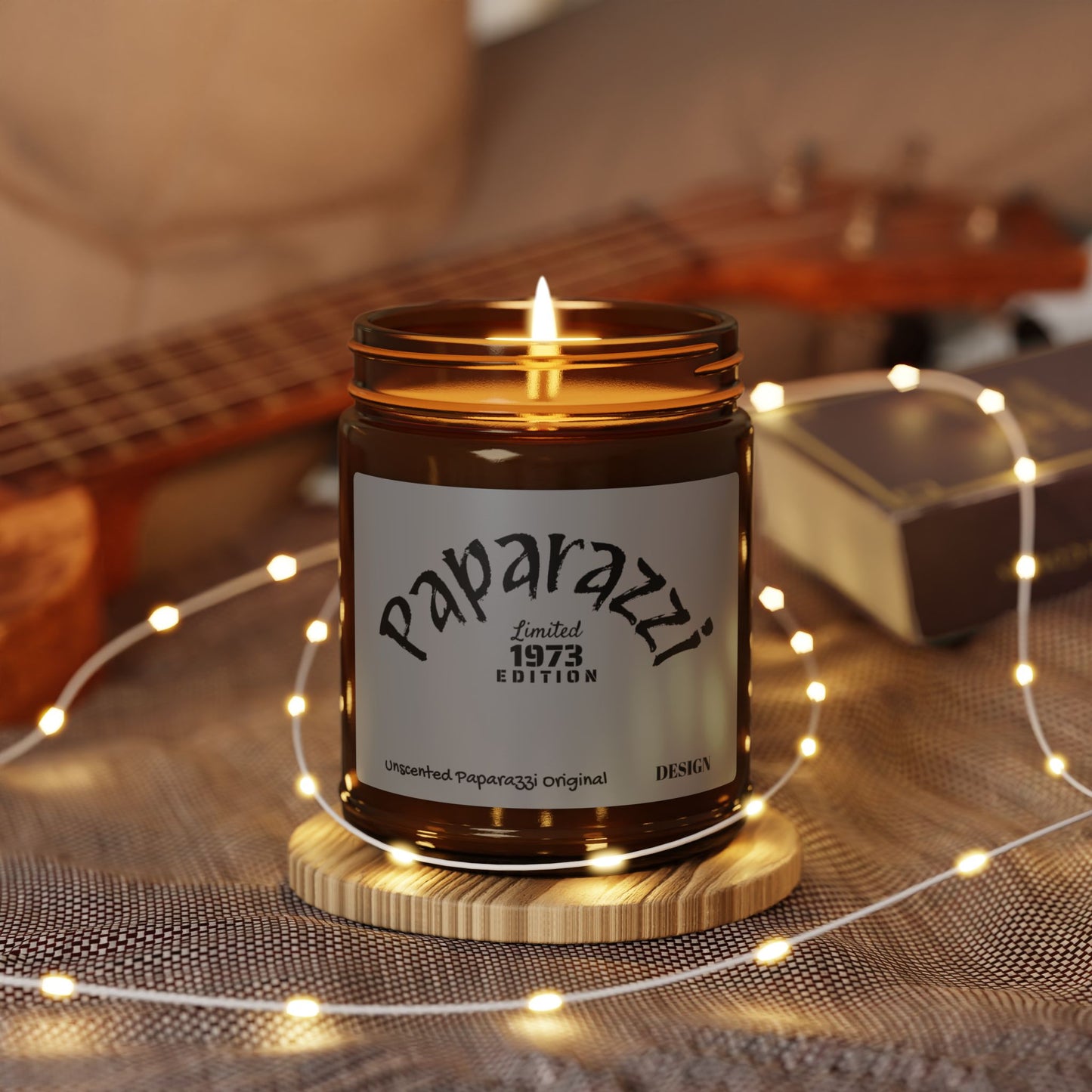 Scented Soy Candle Unscented Printify