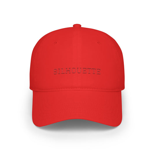 Red Paparazzi Silhouette Red Baseball Cap front - Paparazzi Original