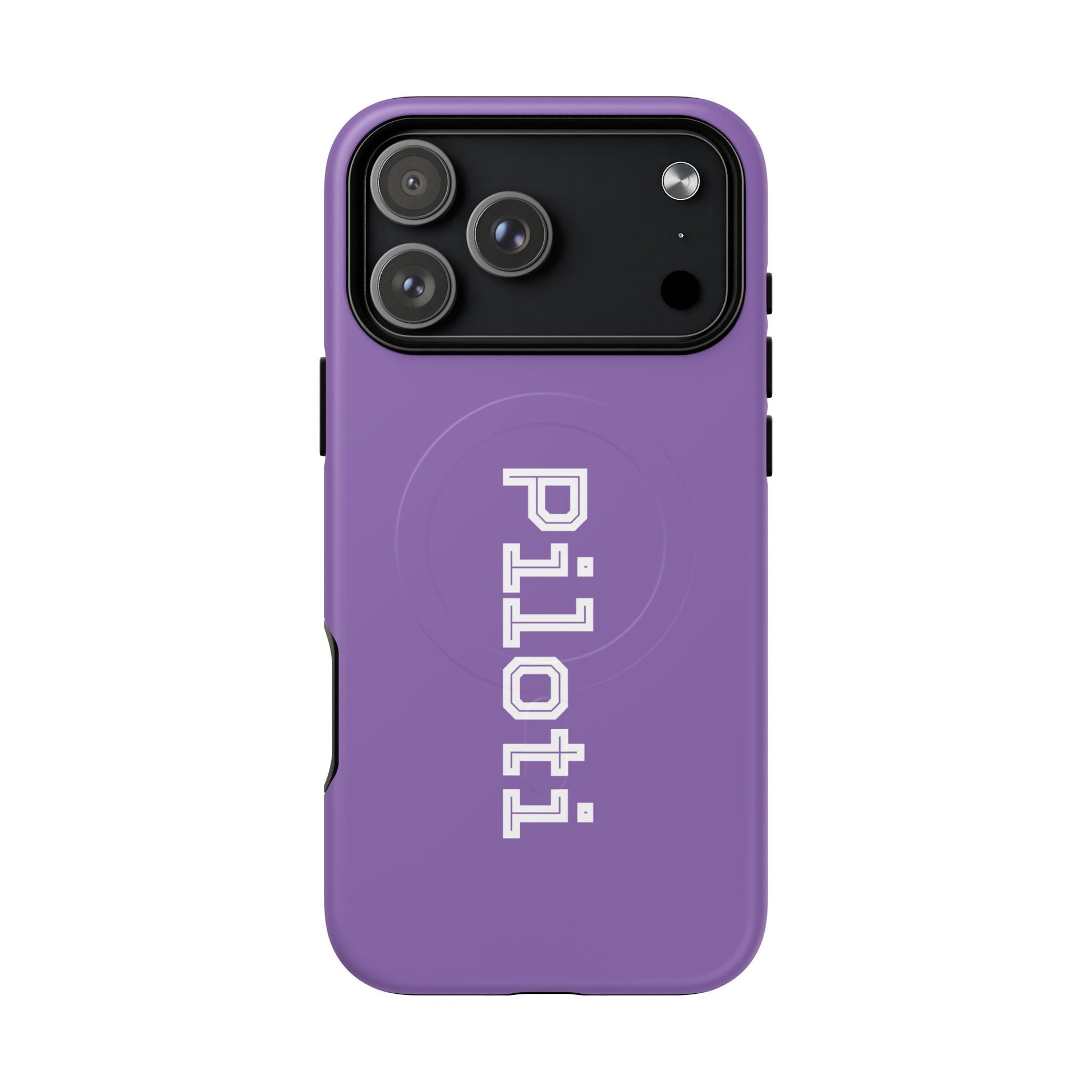 Tough Magnetic iPhone Cases Piloti in light purple Printify