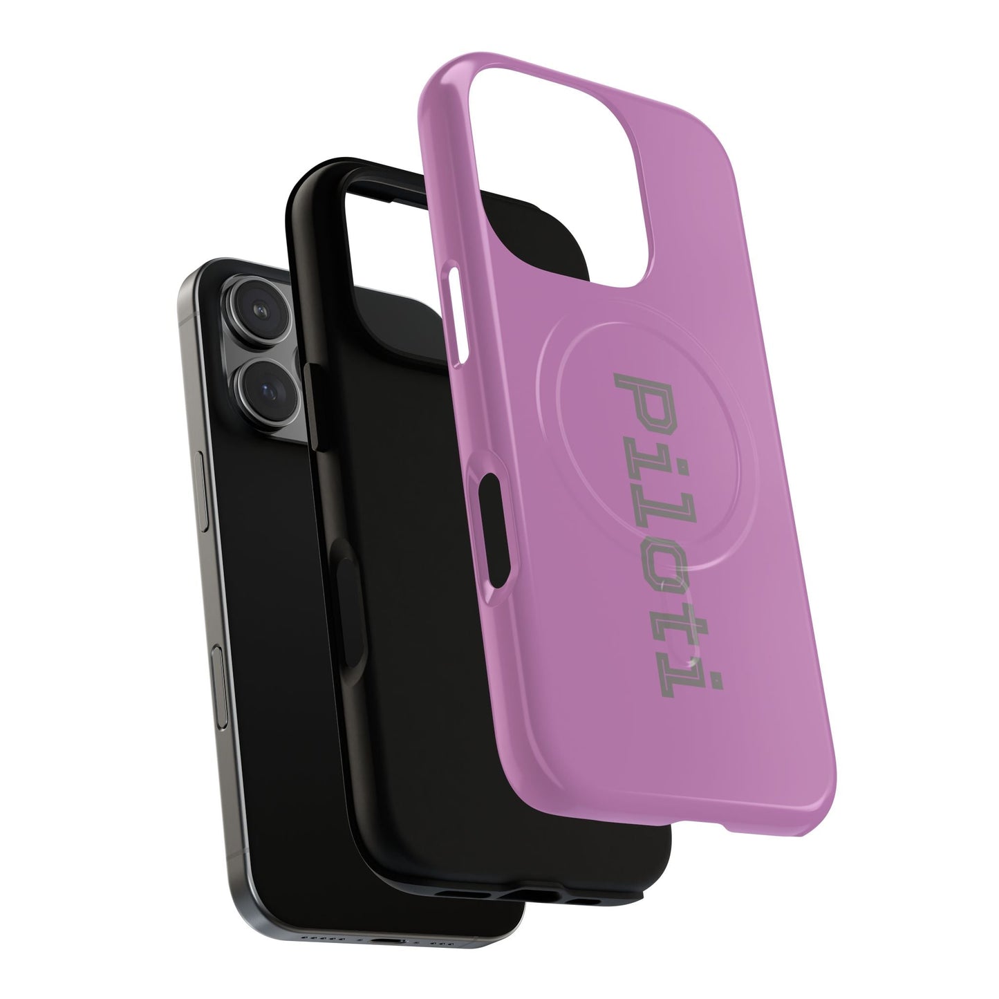 Tough Magnetic iPhone Cases Piloti in pink Printify