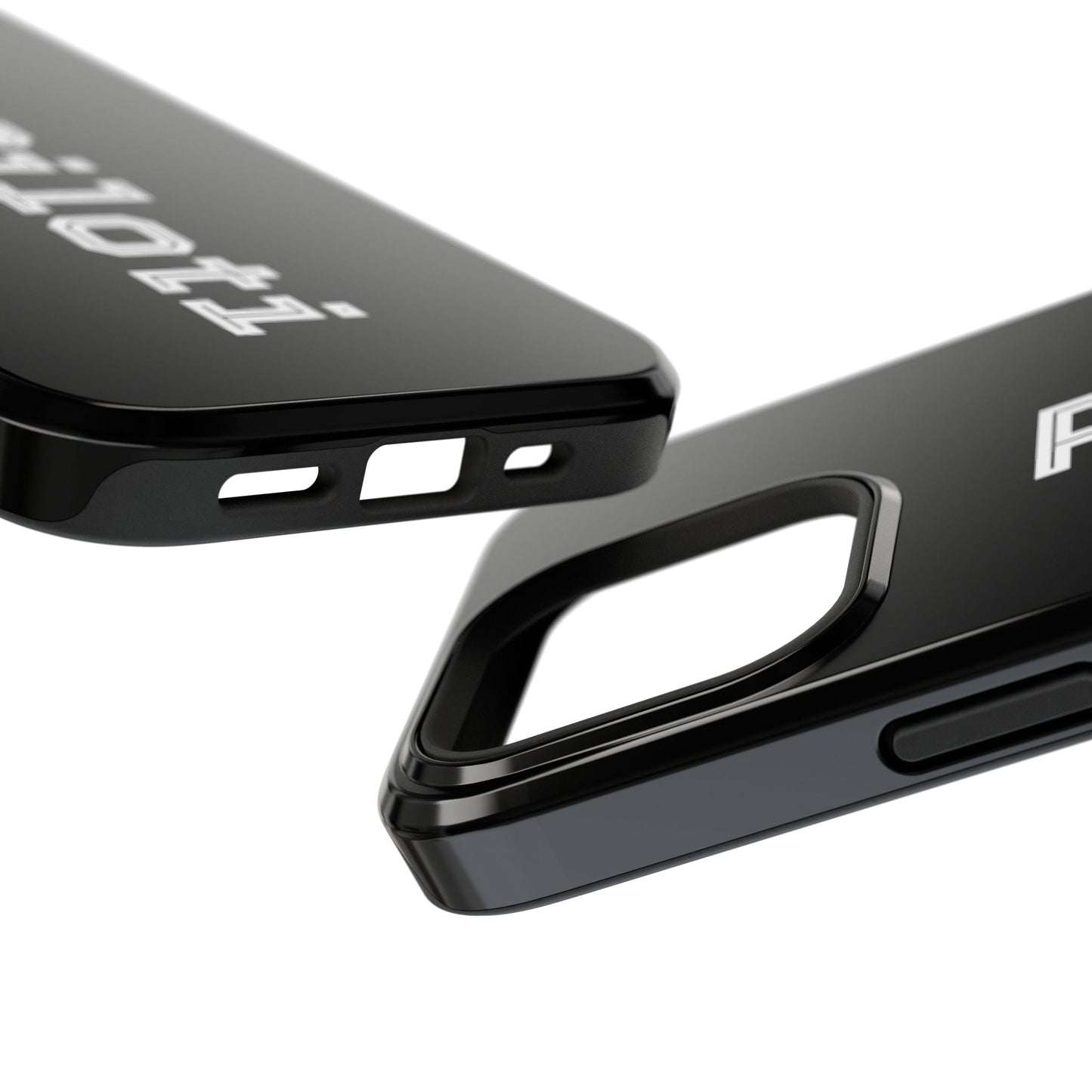 Impact-Resistant Smartphone Cases in black Printify