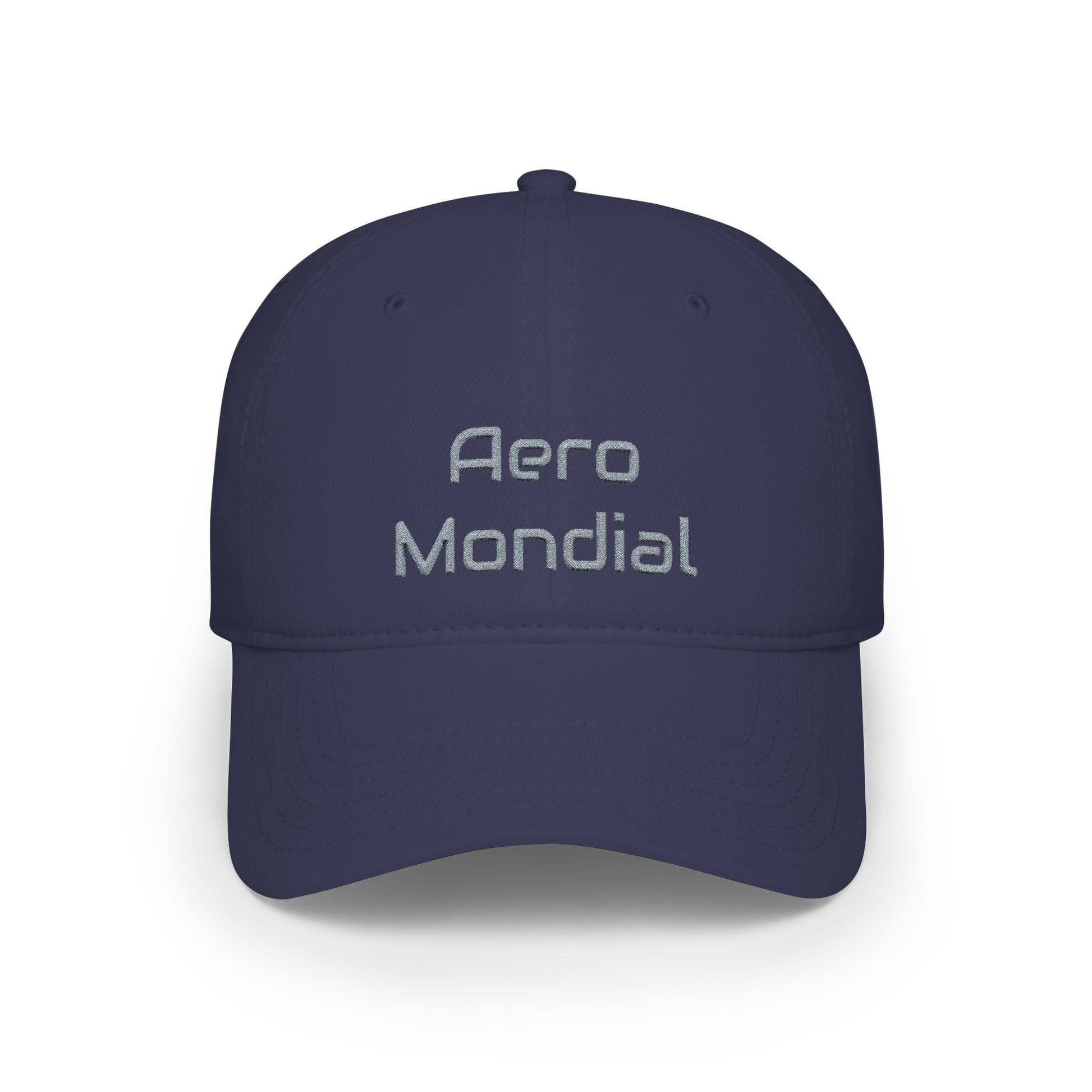 Aero Mondial Grey Baseball Cap Printify