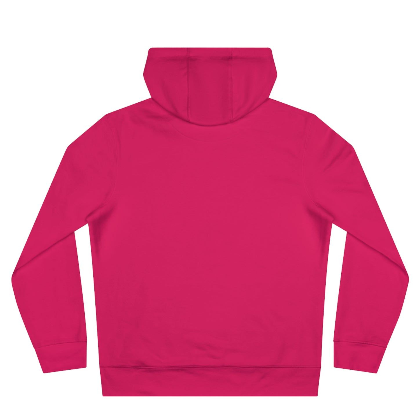 No Label Lightgrey on Magenta Hoodie Printify