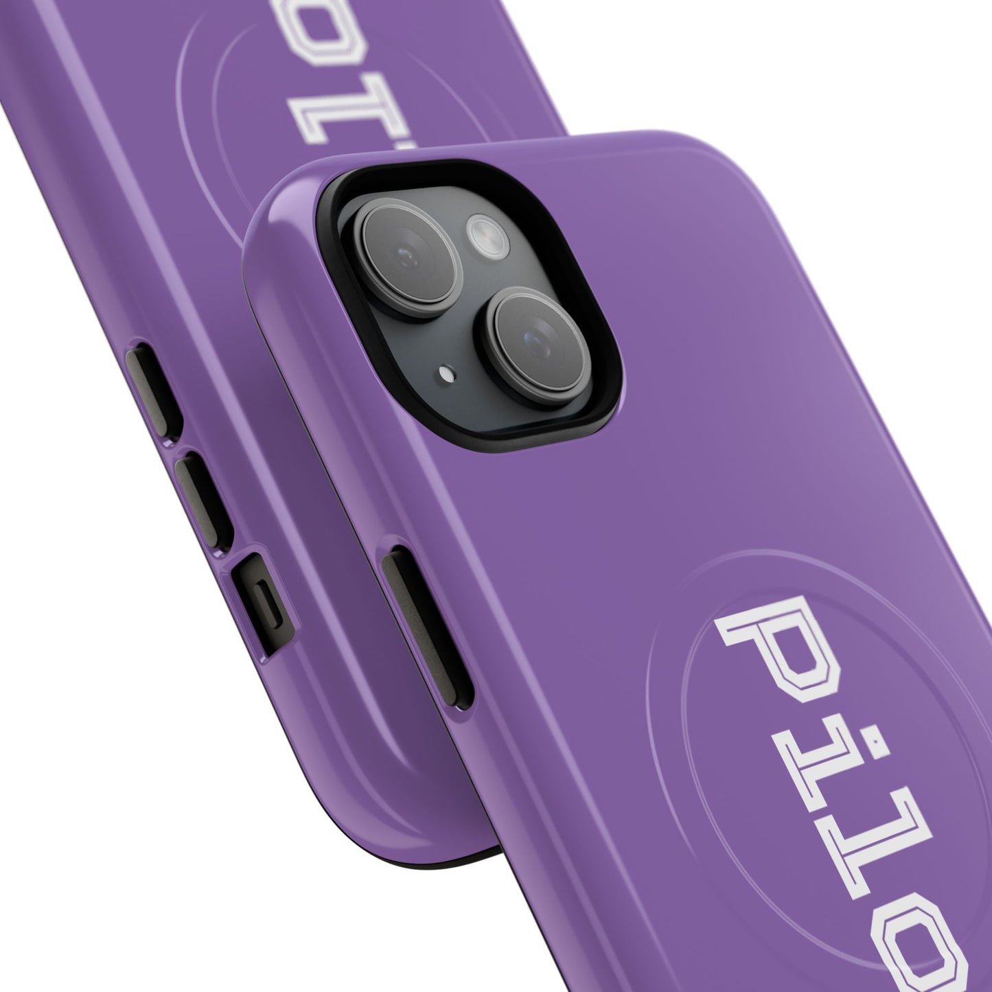 Tough Magnetic iPhone Cases Piloti in light purple Printify
