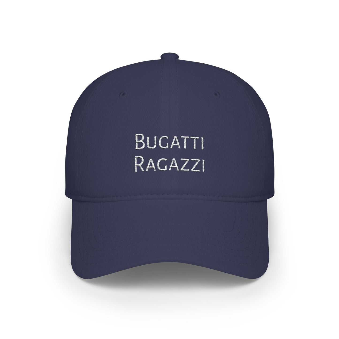 Bugatti Ragazzi White Baseball Cap Printify