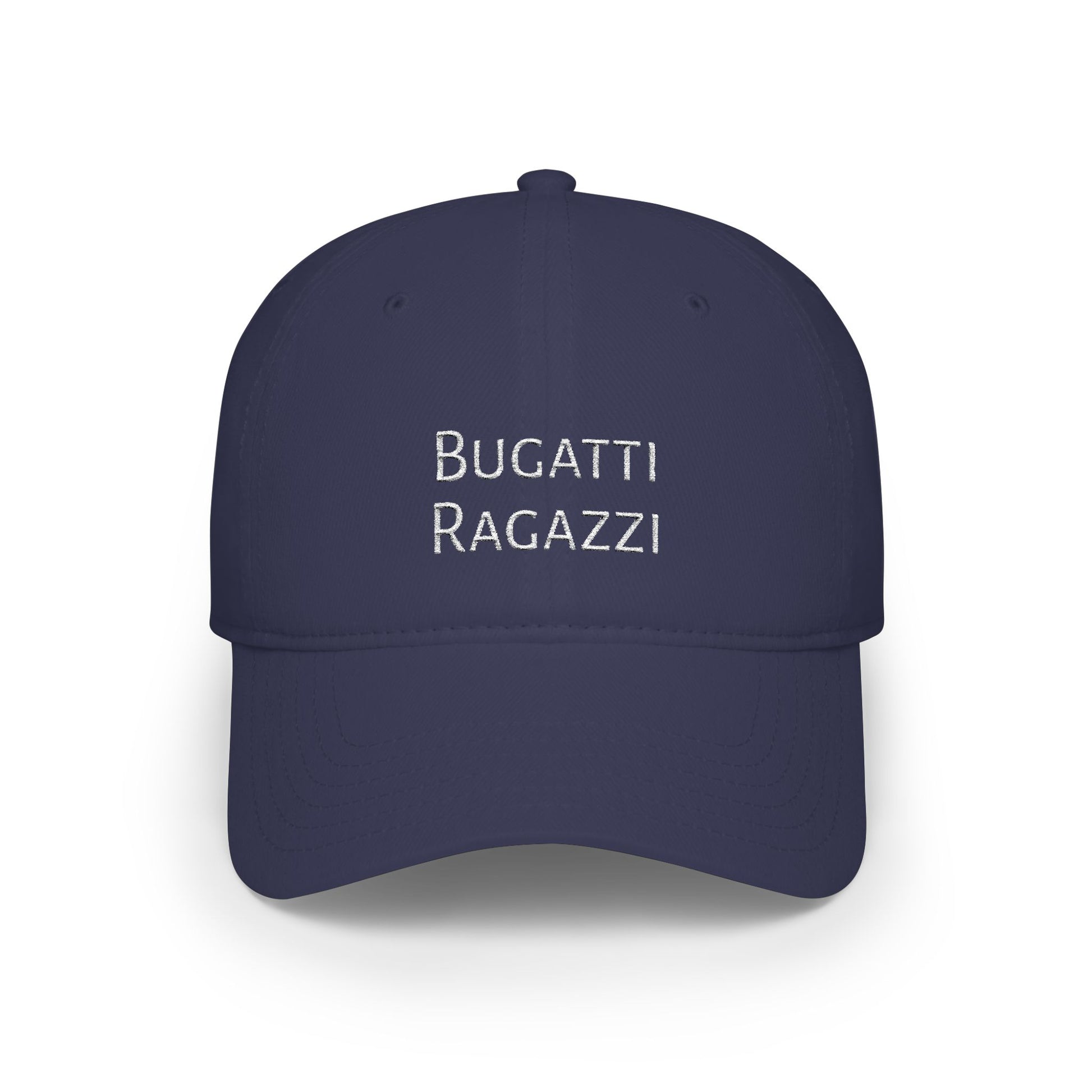 Bugatti Ragazzi White Baseball Cap Printify