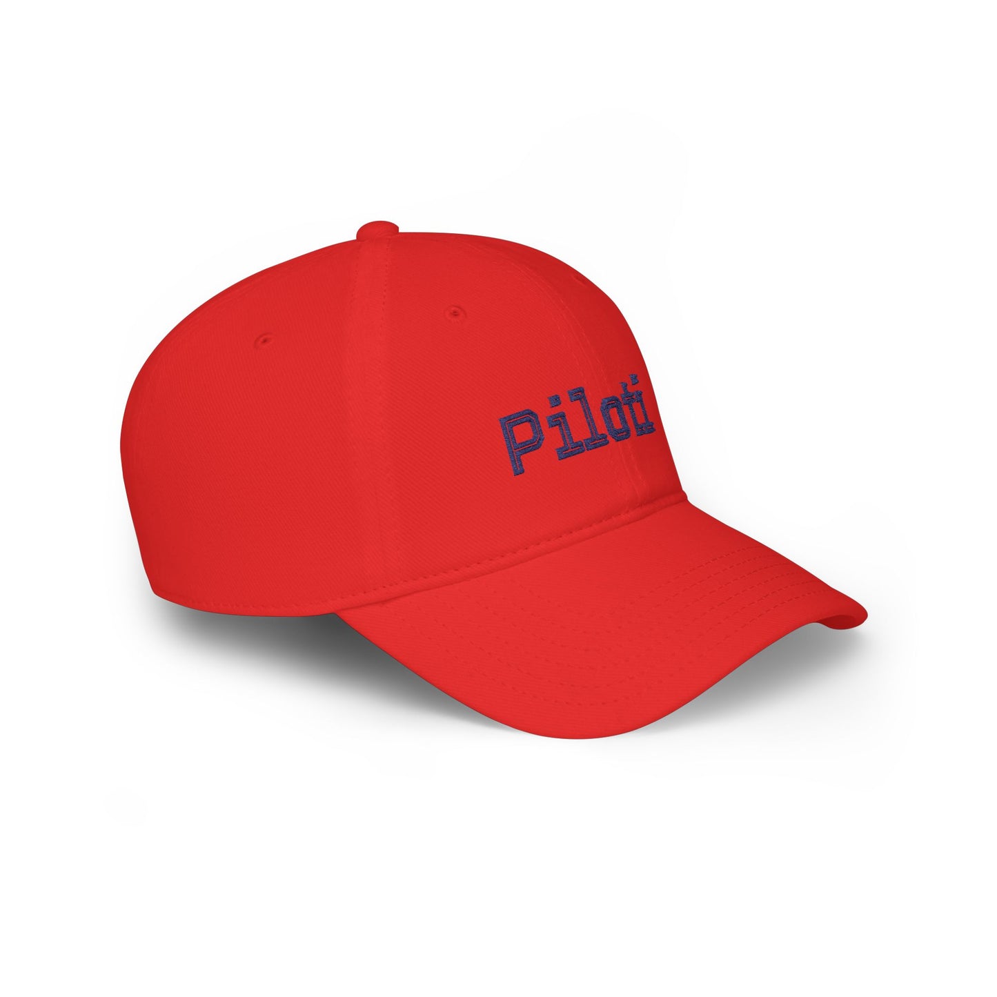 Piloti Baseball Cap Embroidered with Navy Printify