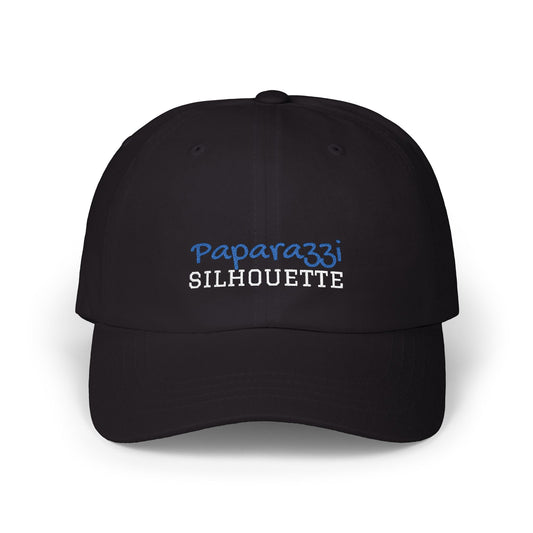 Black Paparazzi Silhouette Royal Classic Cap front -Paparazzi Original