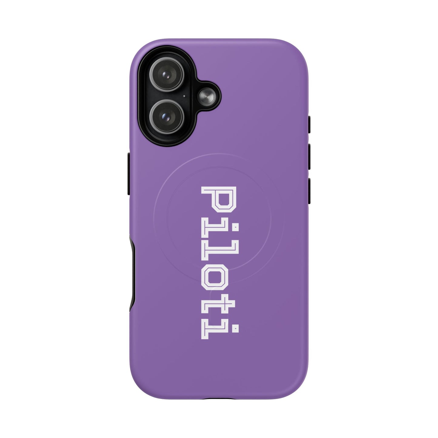 Tough Magnetic iPhone Cases Piloti in light purple Printify