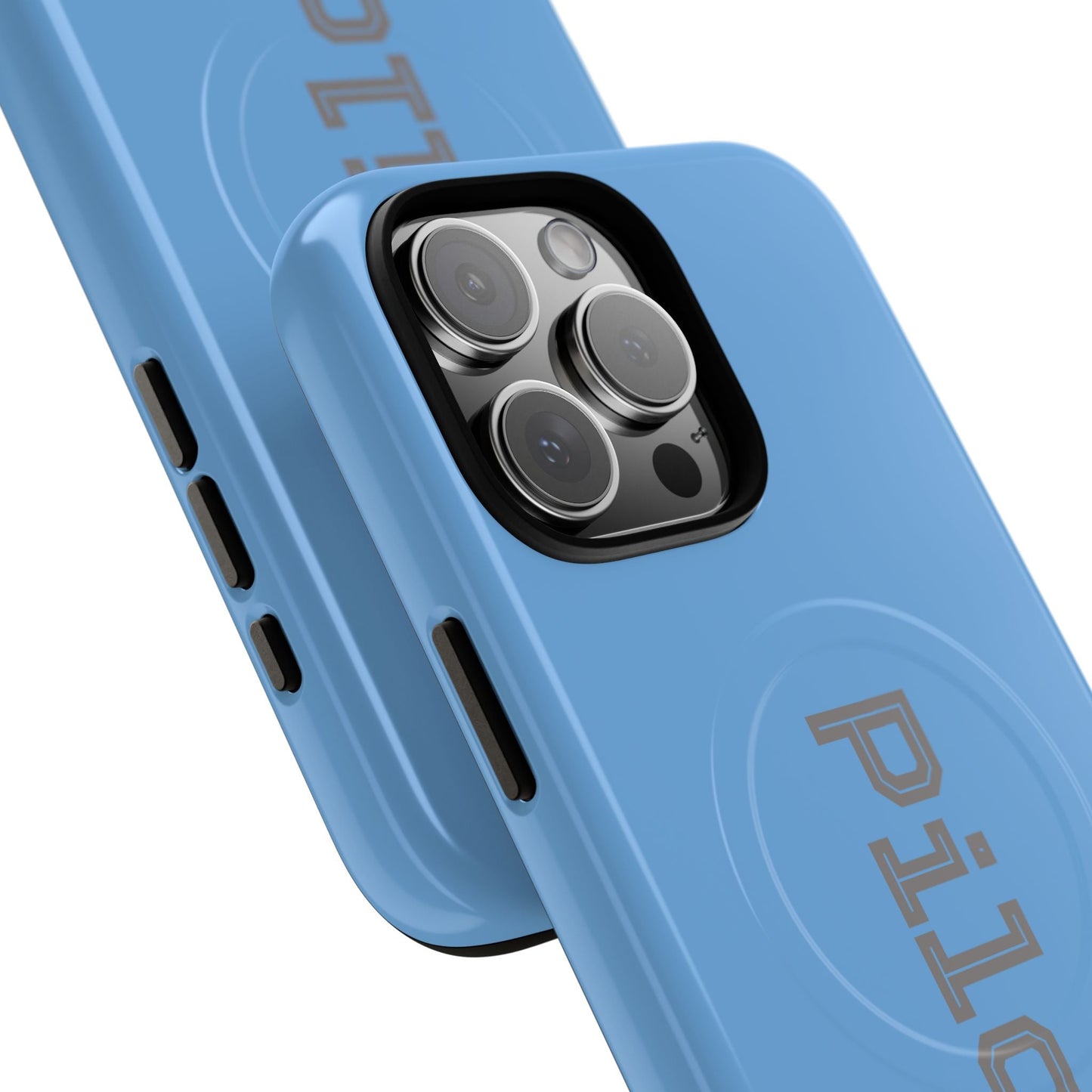 Tough Magnetic iPhone Cases Piloti in skyblue made in matt and gloss finish - UpNorth SPORTS