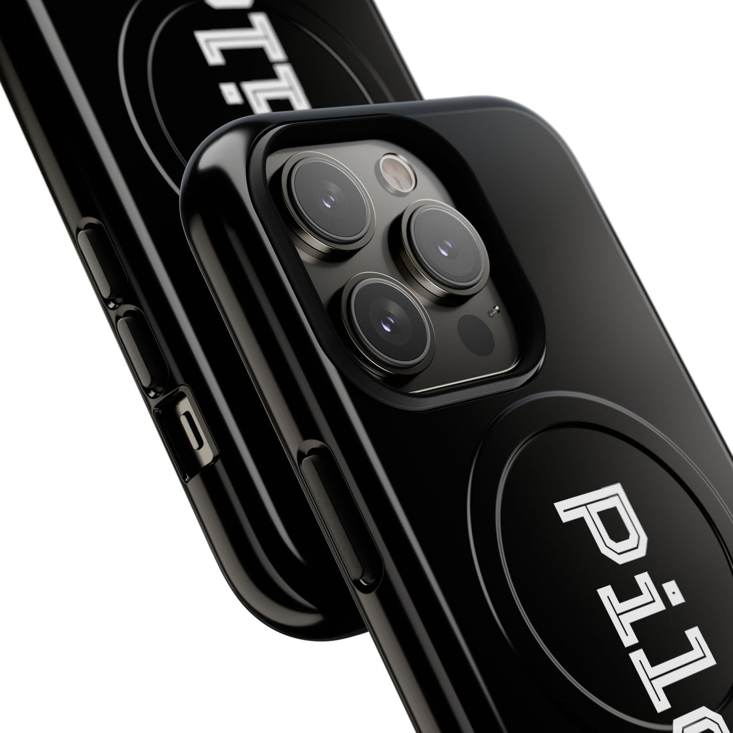 Tough Magnetic iPhone Cases Piloti in black Printify