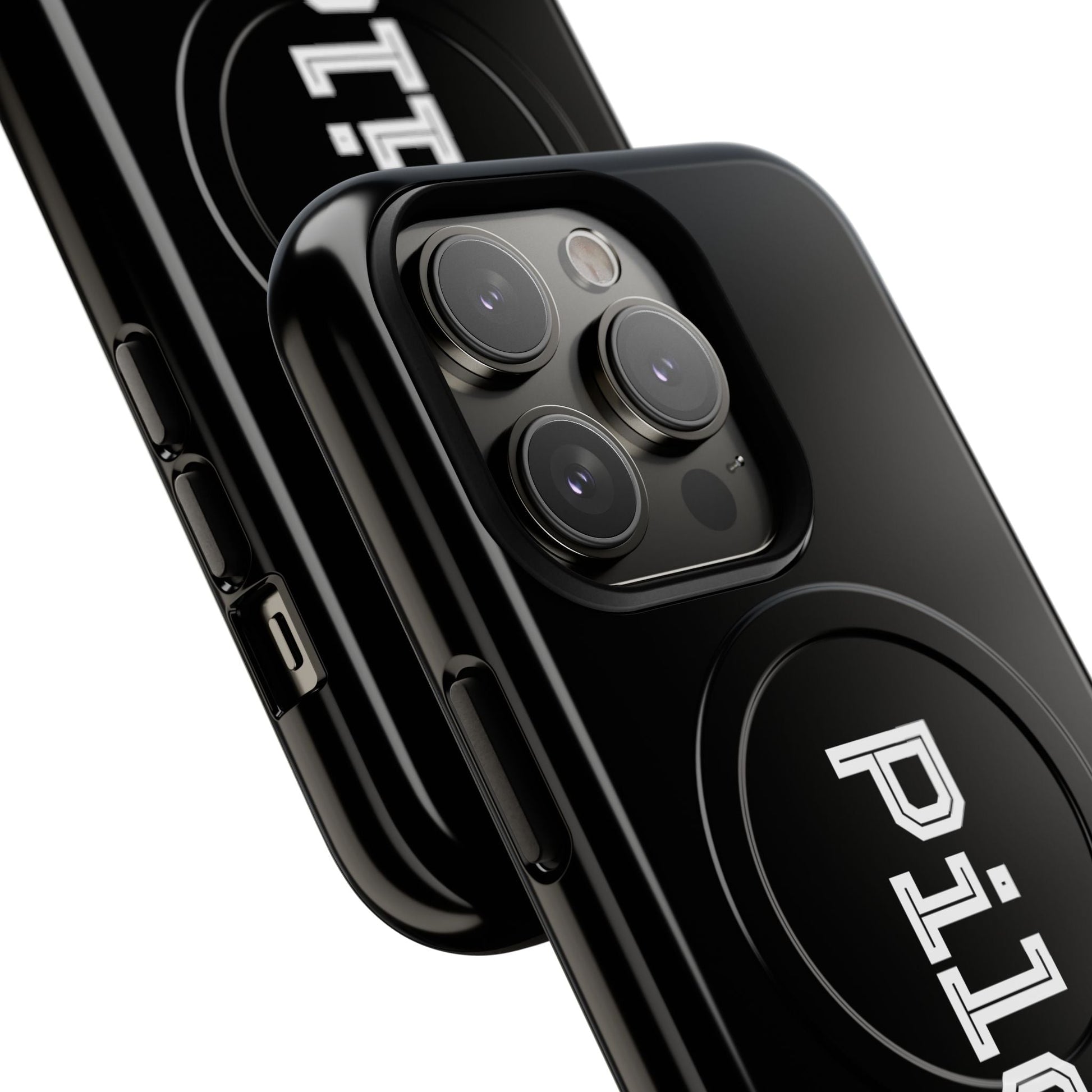 Tough Magnetic iPhone Cases Piloti in black Printify