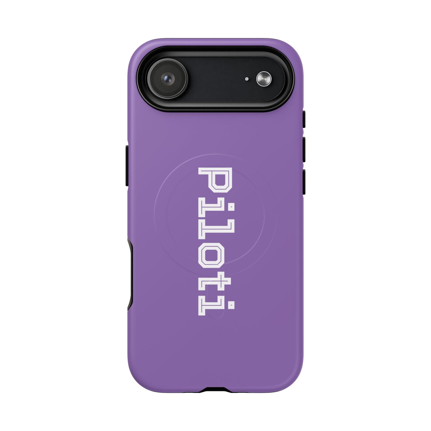 Tough Magnetic iPhone Cases Piloti in light purple Printify