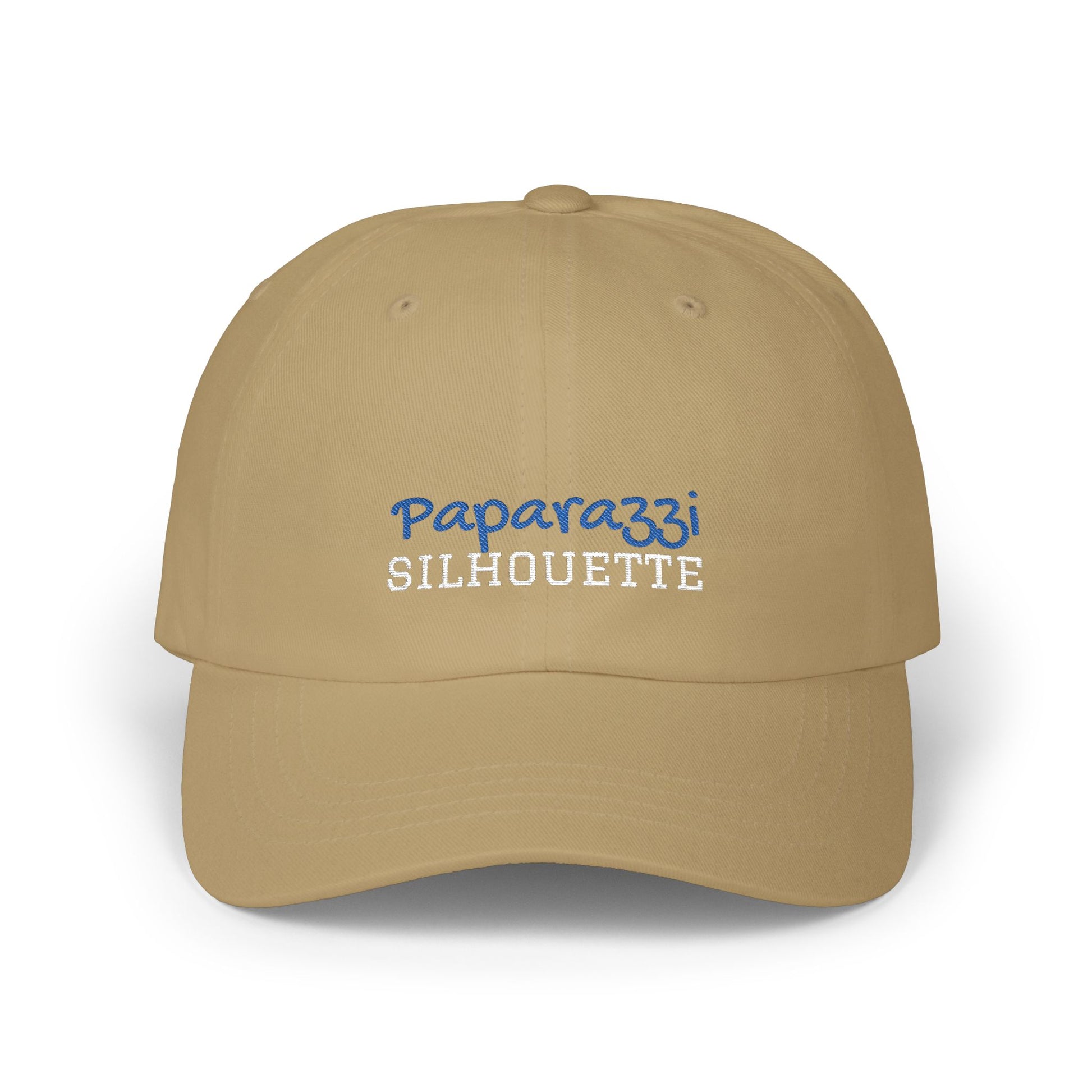 Khaki Paparazzi Silhouette Royal Classic Cap front -Paparazzi Original