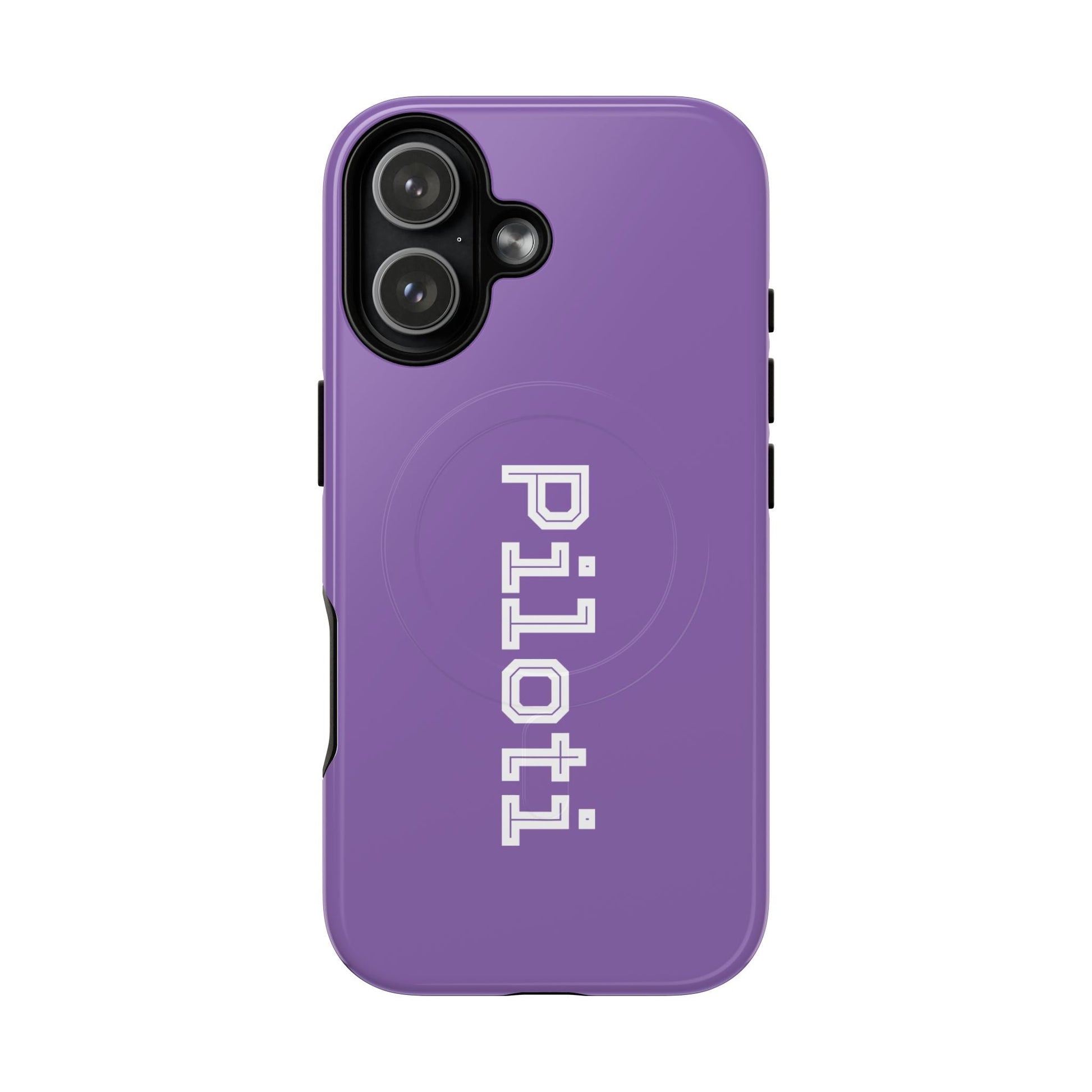 Tough Magnetic iPhone Cases Piloti in light purple Printify