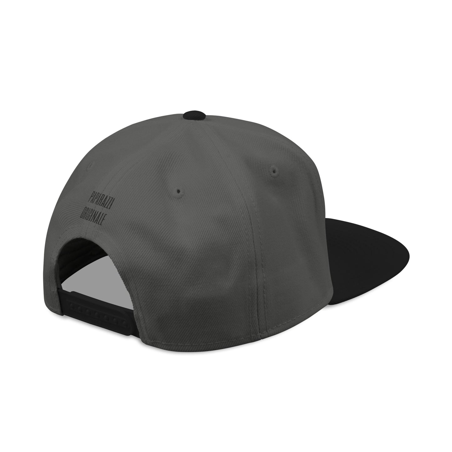Charcoal Paparazzi Black Flat Visor Cap right side - Paparazzi Original