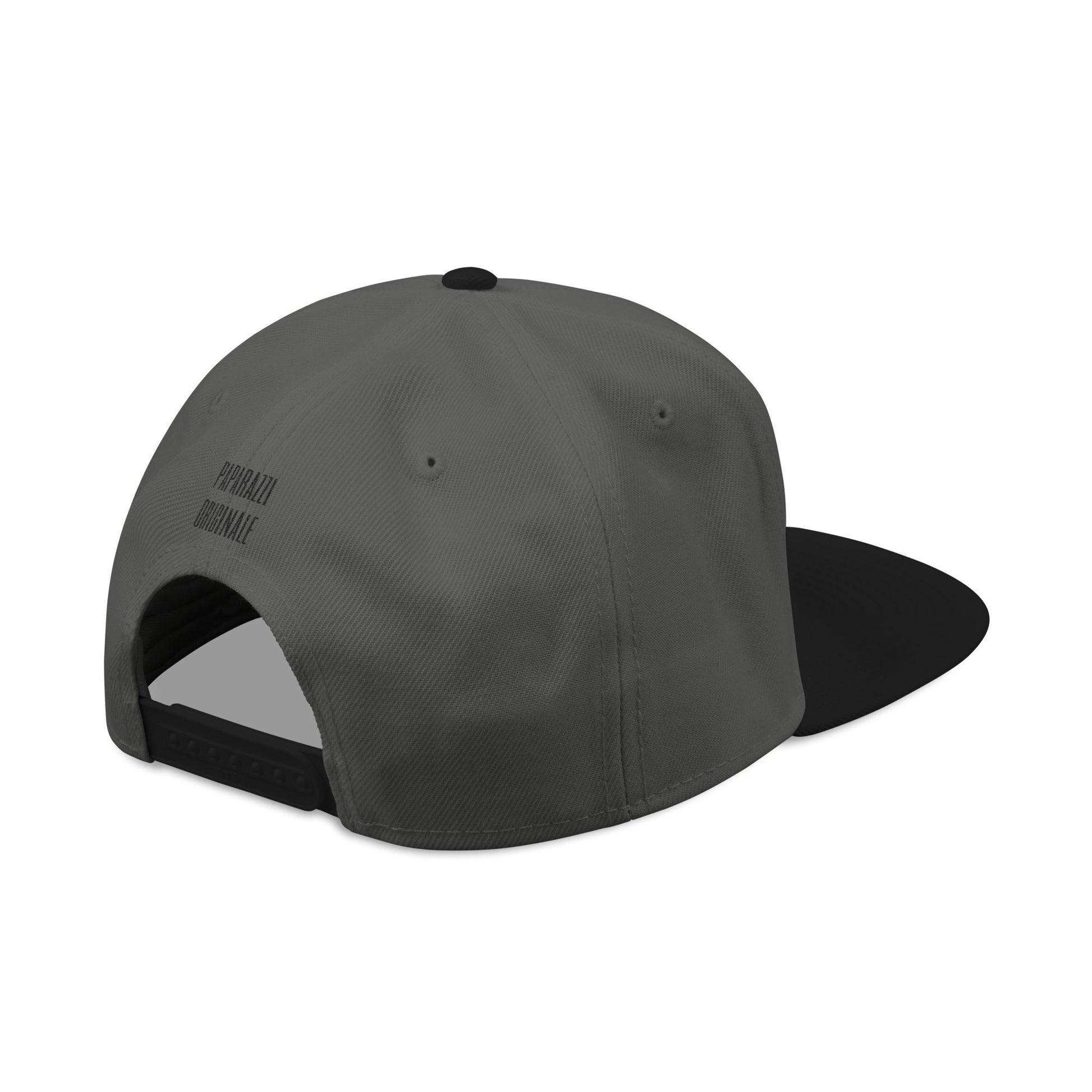 Charcoal Paparazzi Black Flat Visor Cap right side - Paparazzi Original