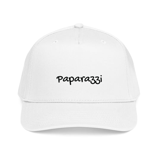 Paparazzi Mid Profile White Baseball Cap Printify