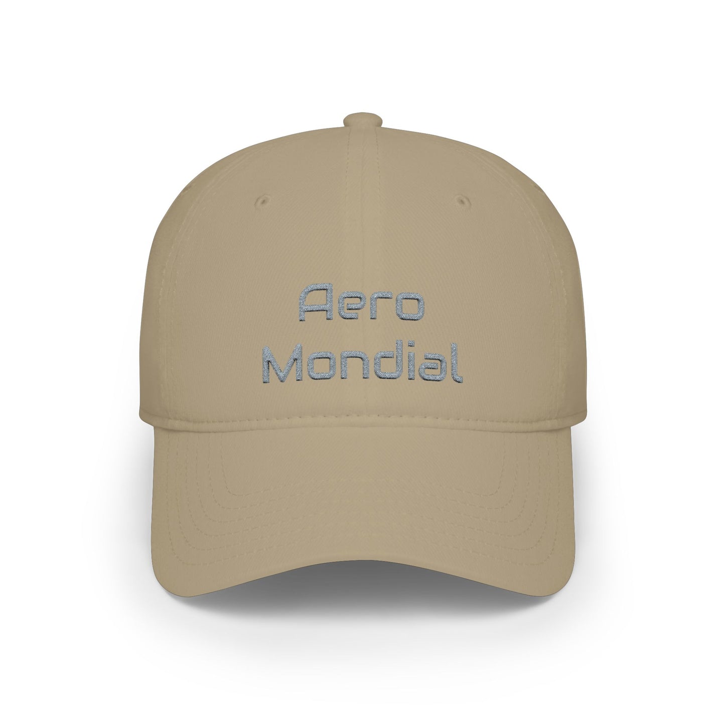 Aero Mondial Grey Baseball Cap Printify