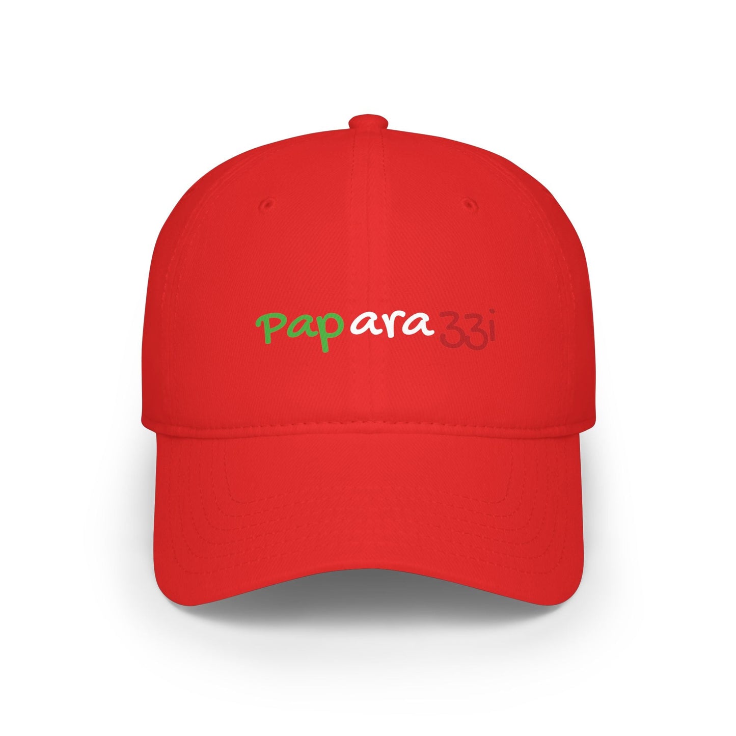 Baseball Cap Paparazzi red with Italy