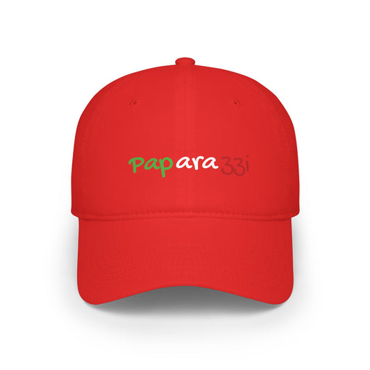 Baseball Cap Paparazzi red with Italy