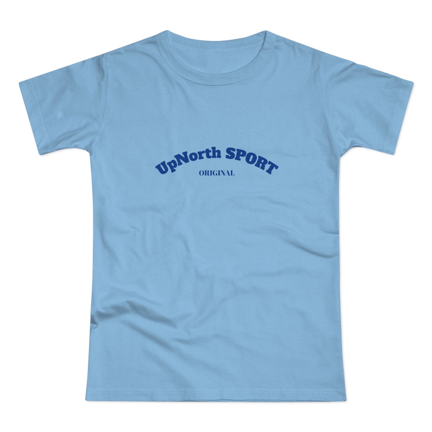 Women T-Shirt skyblue with navy