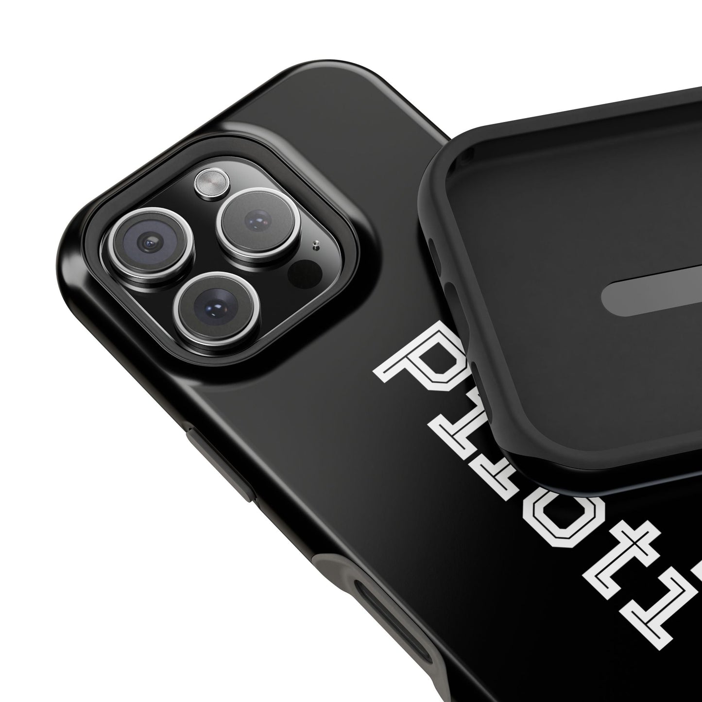 Impact-Resistant Smartphone Cases in black Printify