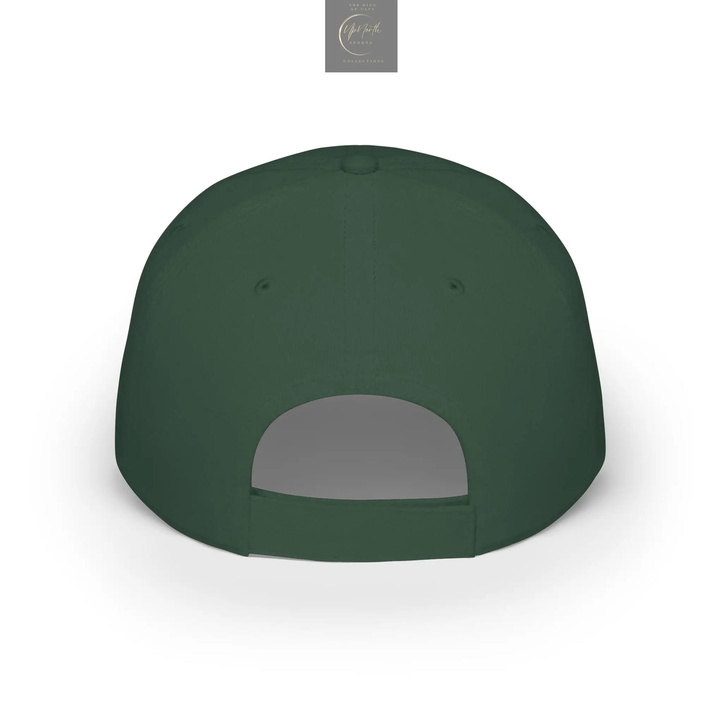No Label Baseball Cap White Embroidery